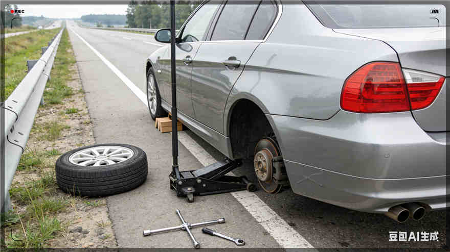正阳爆胎道路救援-汽车换备胎
